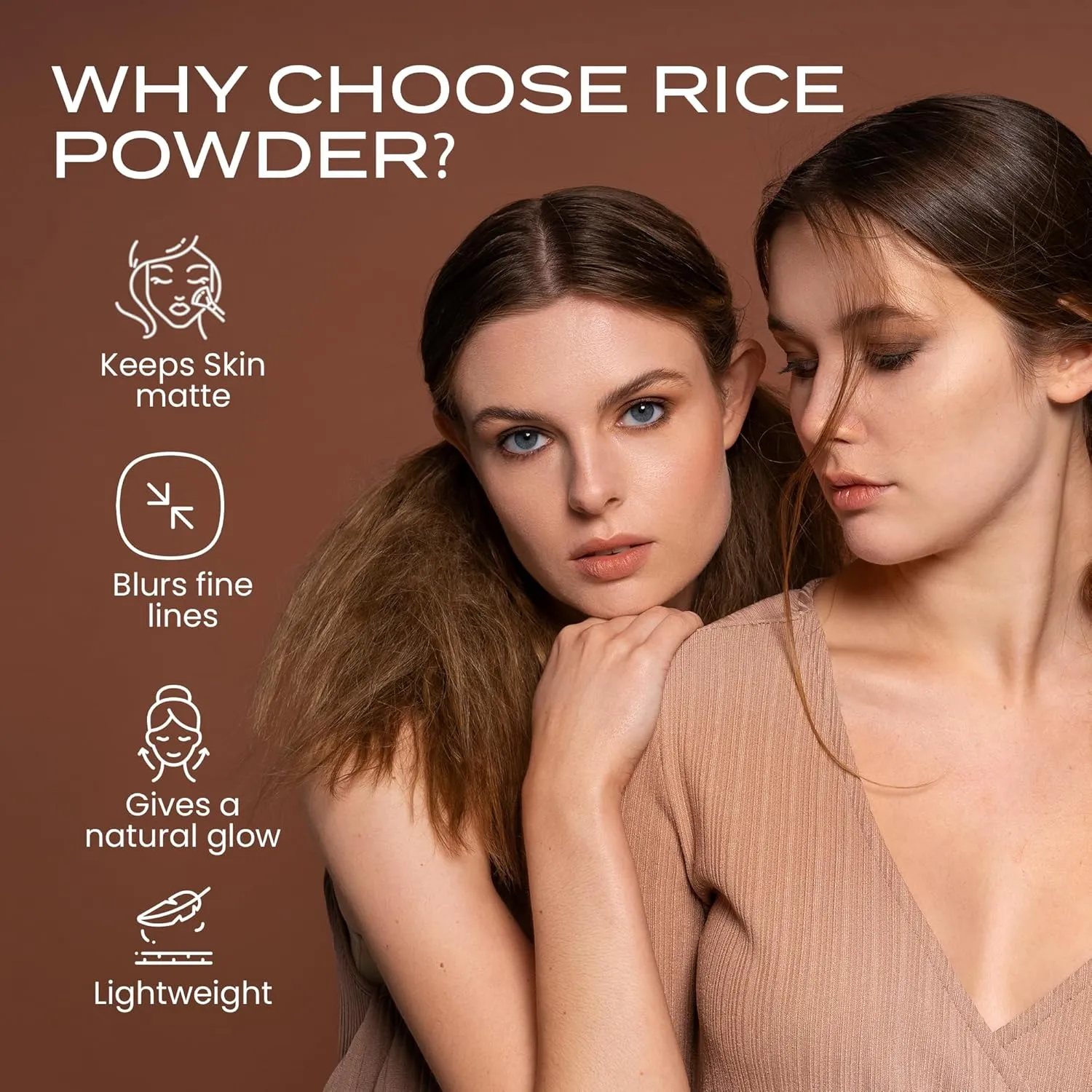 LIGHT RICE SETTING BULK POWDER (1 Pound Refill Pouch) Loose Mineral Makeup Use alone or add to Foundation to create an even more Matte Finish Absorbs Oil Leaves Face Smooth Makeup Lasts Longer