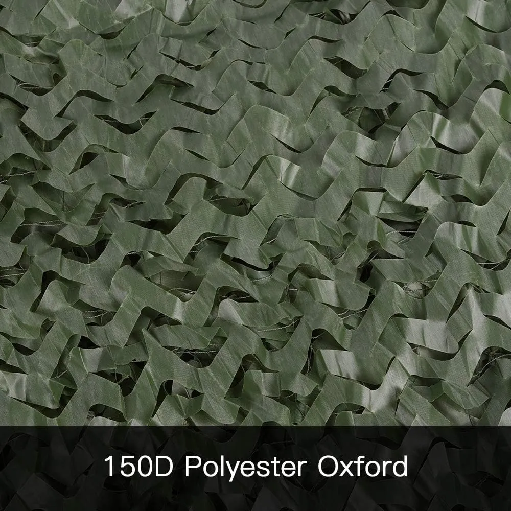 LOOGU Custom Woodland Camo Netting Camping Military Hunting Camouflage Net 6.5 x 10ft, 6.5 x 26ft, 10 x 10ft, 10 x 13ft, 10 x 16.5ft, 13 x 16.5ft, 16.5 x 20ft, 20 x 20ft