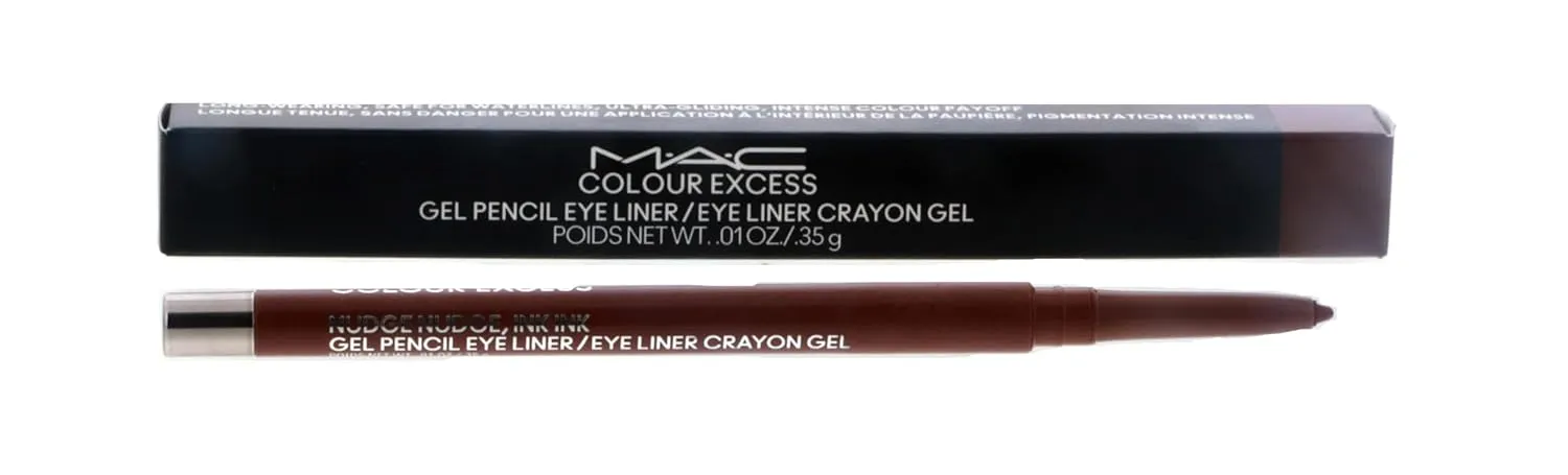 M.A.C. Colour Excess Gel Pencil Eye Liner - Nudge Nudge, Ink Ink (Dark dirty red)