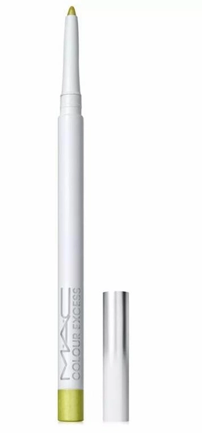 MAC Colour Excess Gel Pencil Eye Liner - Gleam On (White with green pearl) .01 oz / .35g