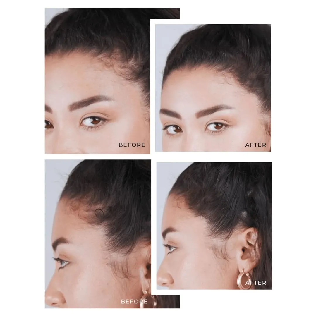 MADLUVV Brow Stamp Refill* - Color Stamp for Brows & Root Touch Up for Women & Men, Instantly Conceal Hair Loss, Grey Hair, Thinning Hair with Stain-Proof/Smudge-Proof Powder Formula (Dark Grey)