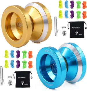MAGICYOYO N8 Responsive & Unresponsive Dual Functions Yoyo, Golden & Blue