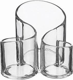 Makeup Brushes Storage Box Cosmetic Acrylic Clear Holder For Lipstick Polish Jewelry Eyebrow Pencil