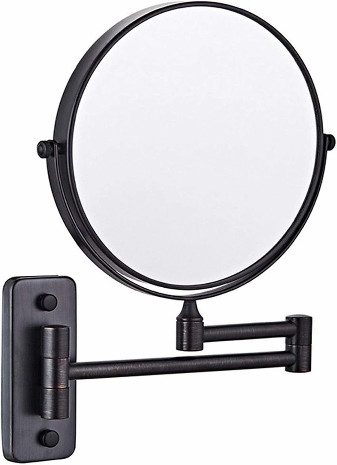 Makeup Mirror Wall Mount 10x Magnification, Makeup Mirror Magnifying, 8-Inch 360° Swivel Two-Sided Cosmetic Vanity Mirror for Bathroom Bedroom Hotel