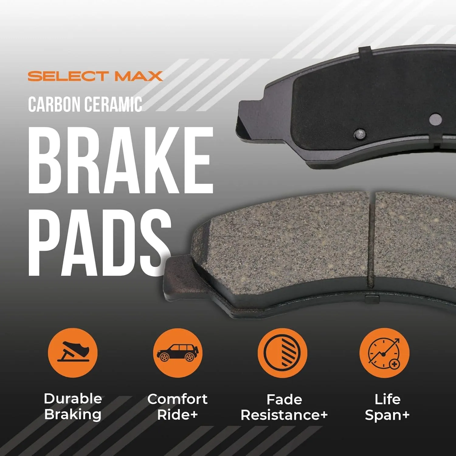 Max Advanced Brakes Front & Rear Brake Kit Compatible With 2015 2016 2017 2018 2019 2020 Acura TLX Replacement Cross Drilled Disc Brake Rotors and Ceramic Brake Pads