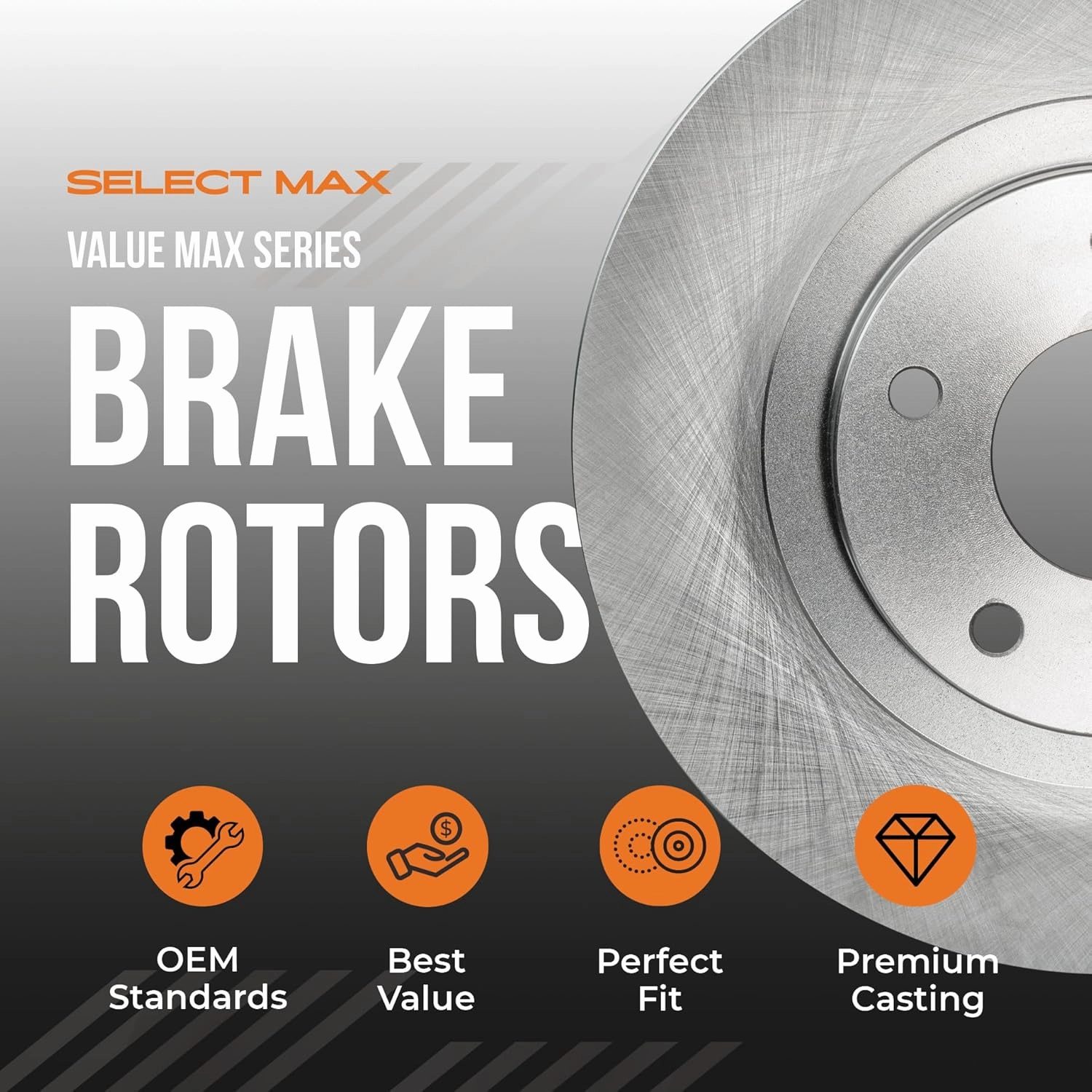 Max Advanced Brakes Front & Rear Brake Kit Compatible With 1999-2005 Buick Century Regal Compatible With Chevy Venture Replacement Premium OE Disc Brake Rotors and Ceramic Brake Pads