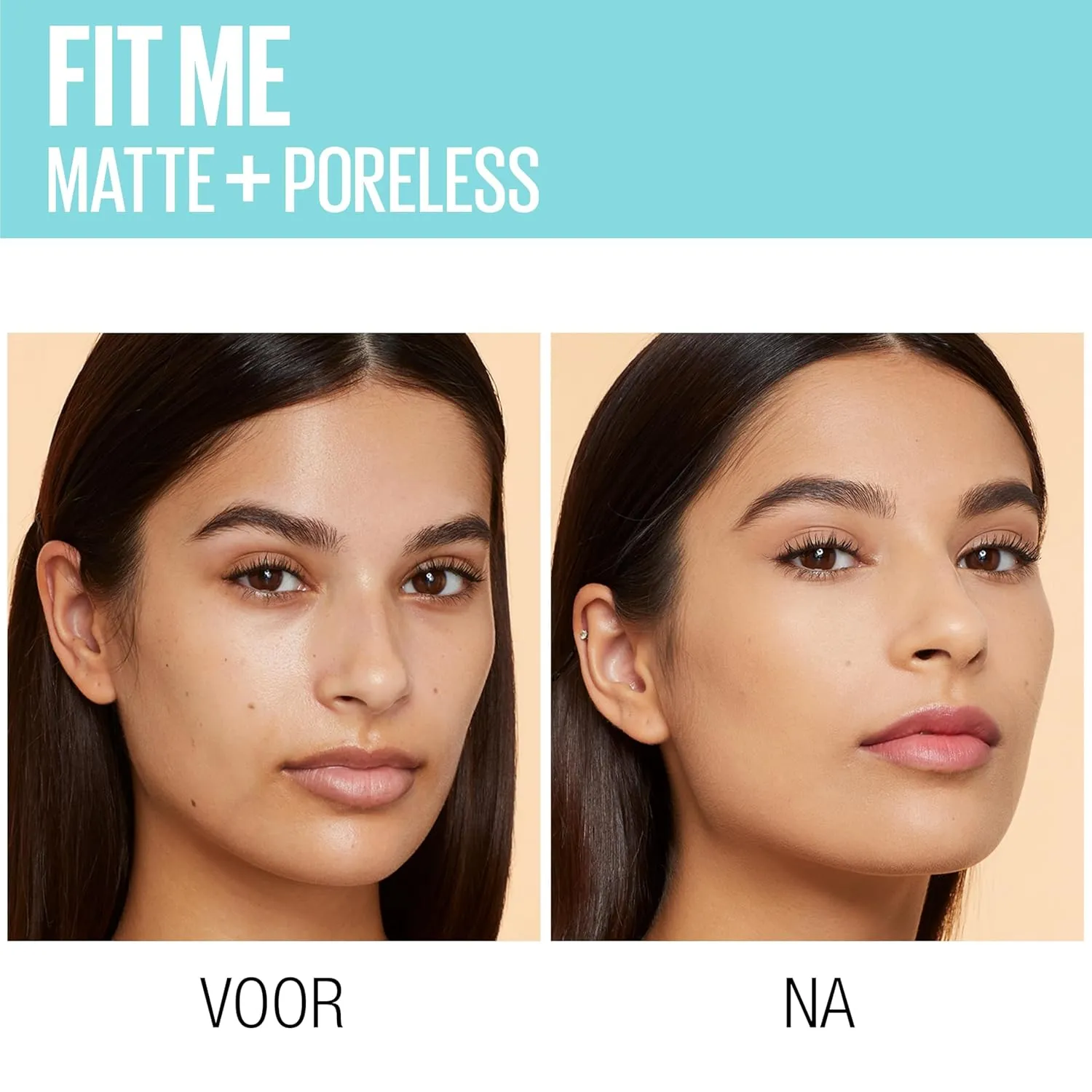 Maybelline Fit Me Foundation, Medium Coverage, Blendable With a Matte and Poreless Finish, For Normal to Oily Skin, Shade: 124 Soft Sand, 30ml