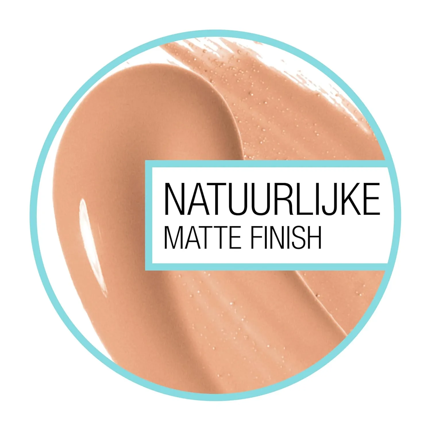Maybelline Fit Me Foundation, Medium Coverage, Blendable With a Matte and Poreless Finish, For Normal to Oily Skin, Shade: 124 Soft Sand, 30ml