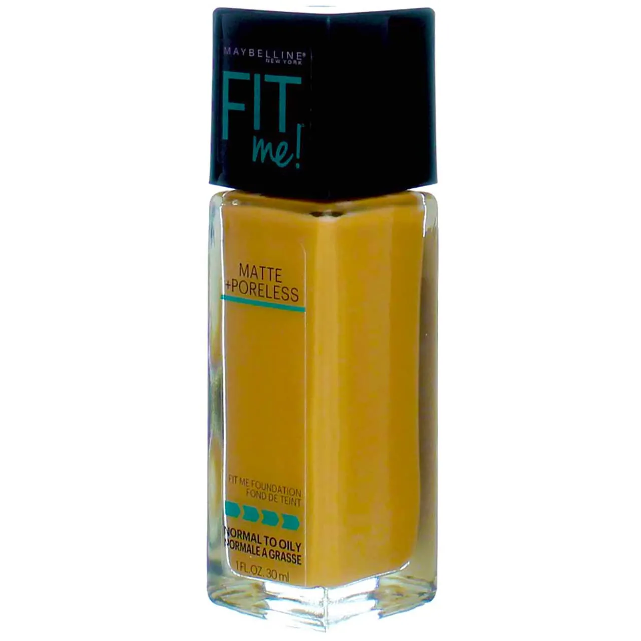 Maybelline New York Fit Me! Matte   Poreless Foundation, Warm Honey [322] 1 oz (Pack of 4)