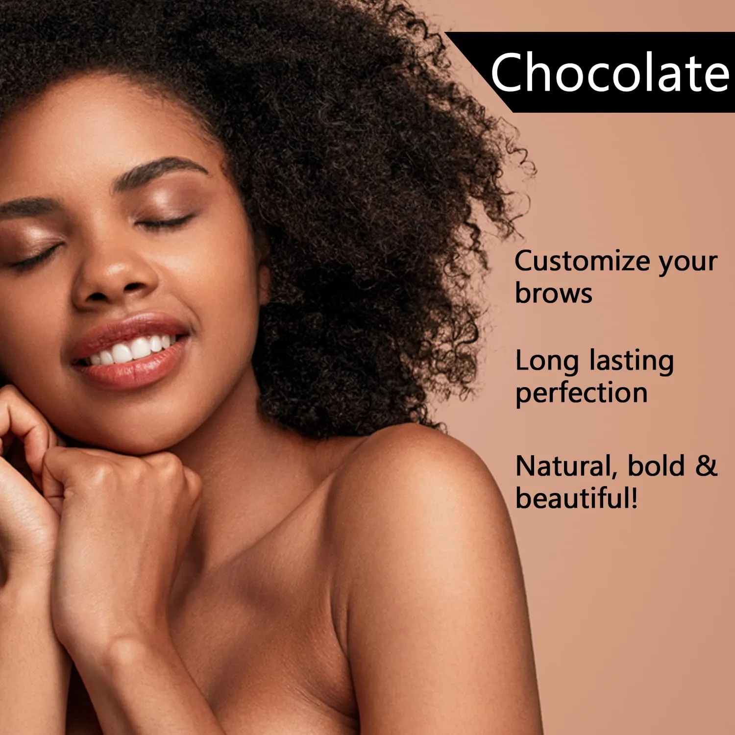 Mellow Cosmetics Brow Duo - Luminous Eyebrow Powder for Natural Looking, Voluminous Brows - Eyebrow Filler for Brows - Vegan Brow Definer - Chocolate