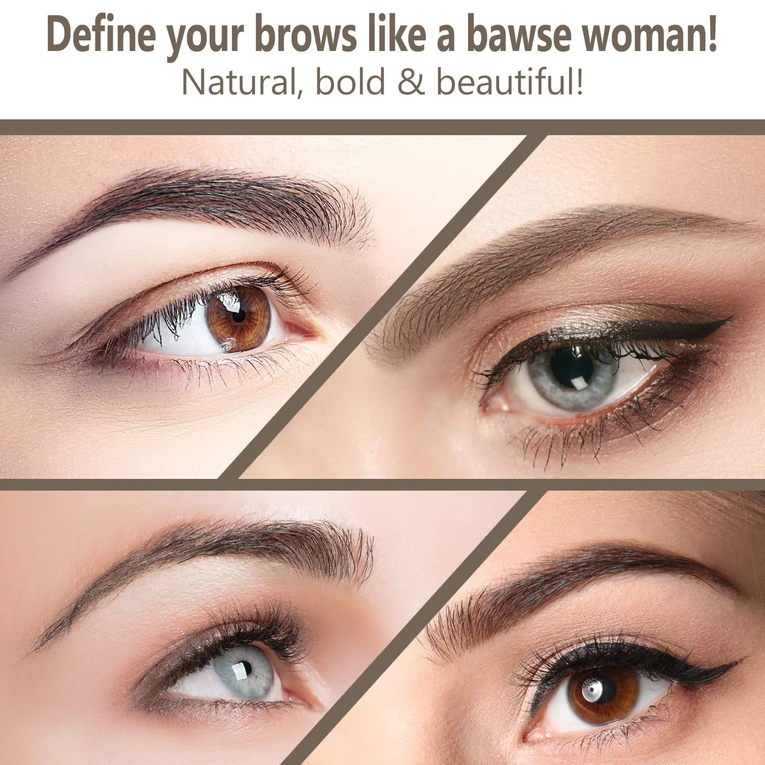Mellow Cosmetics Eyebrow Pomade - Waterproof Dipbrow Pomade - Cruelty-free, 100% Vegan, & Paraben-free Pomade for Eyebrows - Long Lasting Eyebrow Makeup - Caramel