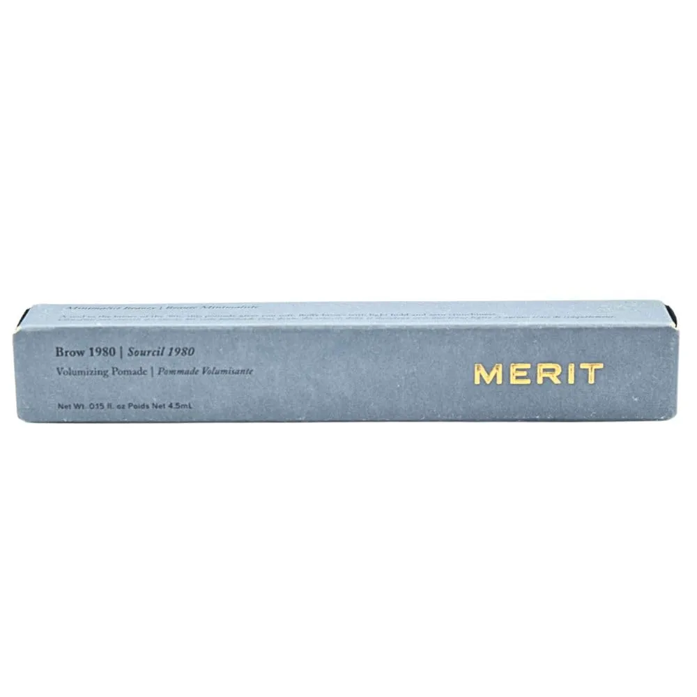 Merit Brow 1980 Volumizing Tinted Eyebrow Gel-Pomade - Taupe - Taupe with Cool Undertones