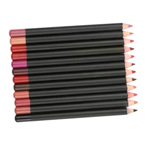 MERRYHAPY 12pcs Lip Liner Pencils Assorted Color Portable Easy to Use Shape Plump Lips Prevent Lipstick Overflow for Daily Makeup Versatile Beauty Tool