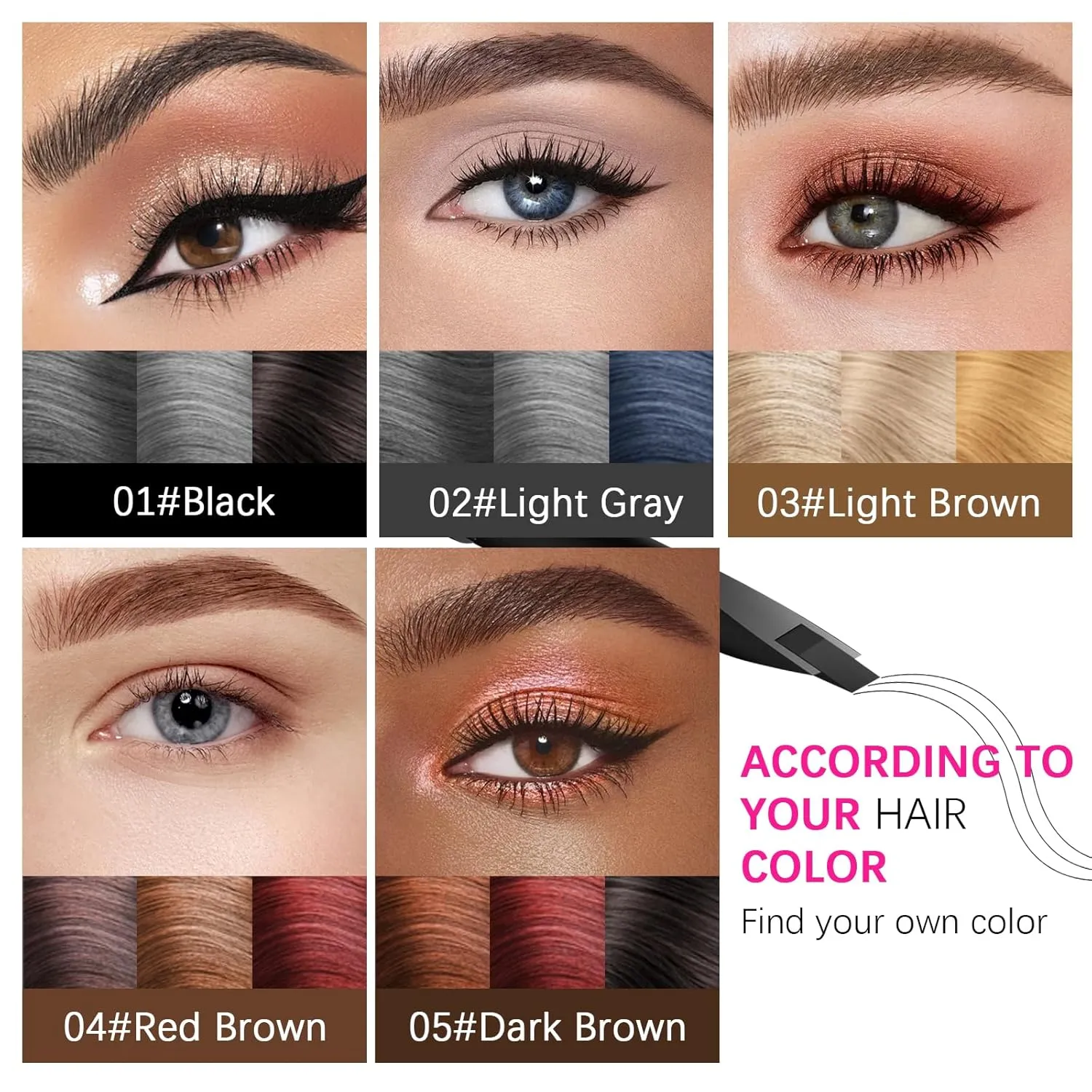 Microblading Eyebrow Pencil for Women,0.1mm Ultra-Fine Mechanical Pencil,Draws Tiny Brow Hairs and Fills in Sparse Areas and Gaps,Makeup Brow Definer Waterproof,Lasting,0.2g (05 Deep Brown)