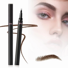 Microblading Eyebrow Pencil, 2024 New Waterproof Brow Pencil with Micro Fork Tip, Upgrade Fine Stroke Magic Eyebrow Pencil Contouring Pen with 2 Tip Natural Makeup Stay on All Day /1902