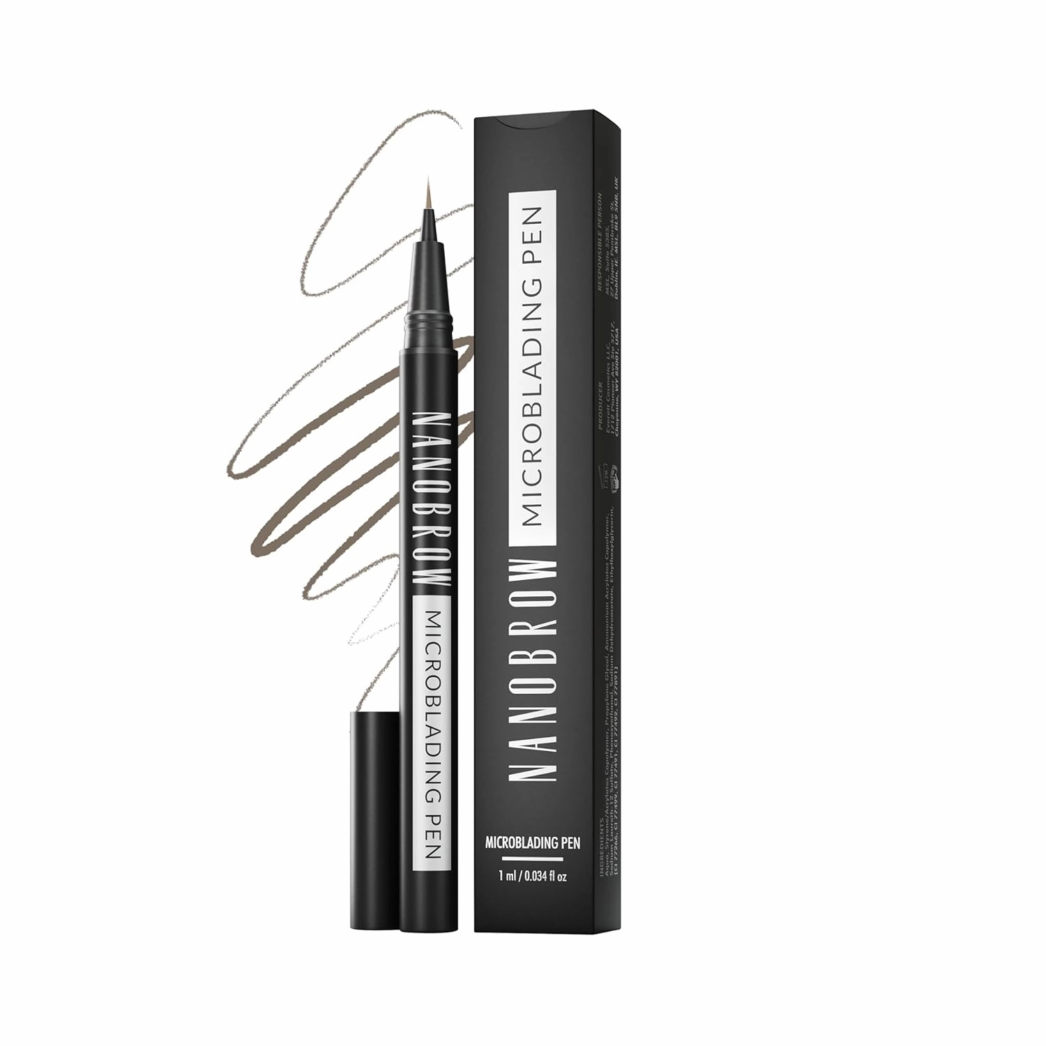 Microblading Pen - Enhancing, Thickening, Eyebrow Filling. Brow pen with ultra-thin tip (Warm Blonde)
