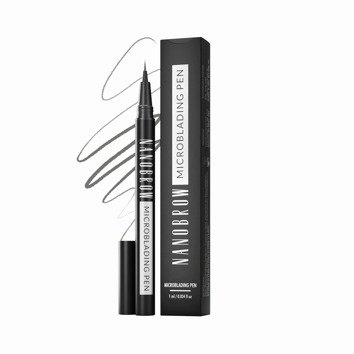 Microblading Pen Ash Blonde - Enhancing, Thickening, Eyebrow Filling. Brow pen with ultra-thin tip