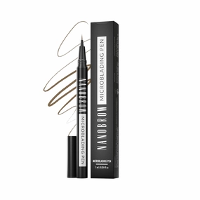 Microblading Pen Warm Brown - Enhancing, Thickening, Eyebrow Filling. Brow pen with ultra-thin tip