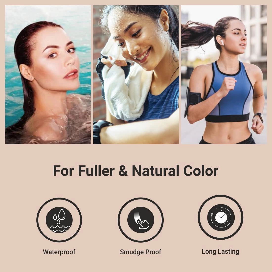 MinaiBrow Tint Kit Dark Brown | Natural Spot Coloring Brow Powder with Oil & Brush | Water & Smudge Proof, Long-Lasting, Instant Brow Dye Kit, 100% Gray Converge, Vegan and Cruelty-Free