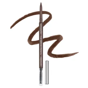 Mirabella Brow Pencil, Ultra-Fine Point Precision Waterproof Eyebrow Pencil Offers Rich, Blendable, Long-Lasting and Smudge-Proof Hair-Like Strokes to Define and Fill In Brows Naturally, Medium