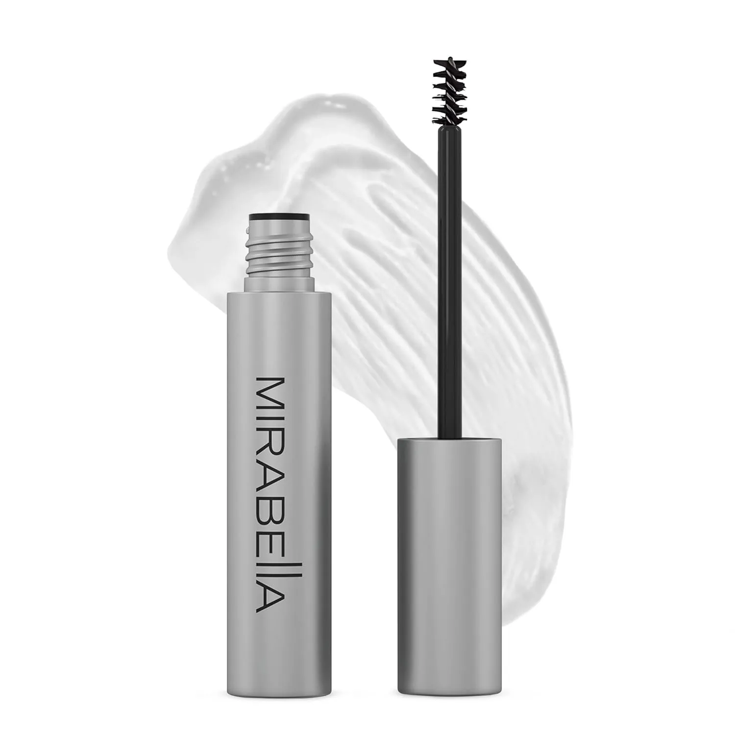 Mirabella Pro Sculpt Clear Brow Gel – Long Lasting Flexible Hold, Flake Free Eyebrow Lamination Setter with Brush, Clean Beauty Formula for Natural Definition and Shape