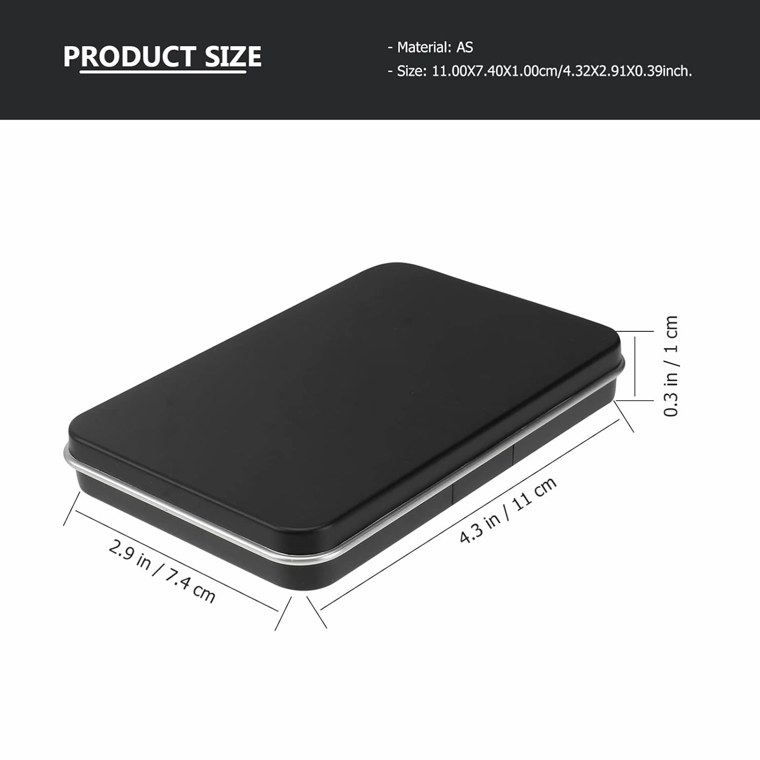 Mobestech Empty Makeup Palette Matte Black Magnet Empty Box Refillable Makeup Container Case Empty Eyeshadow Box Case with 6 Grids for Eyeshadow Lip Balm Blush Powder with Seal