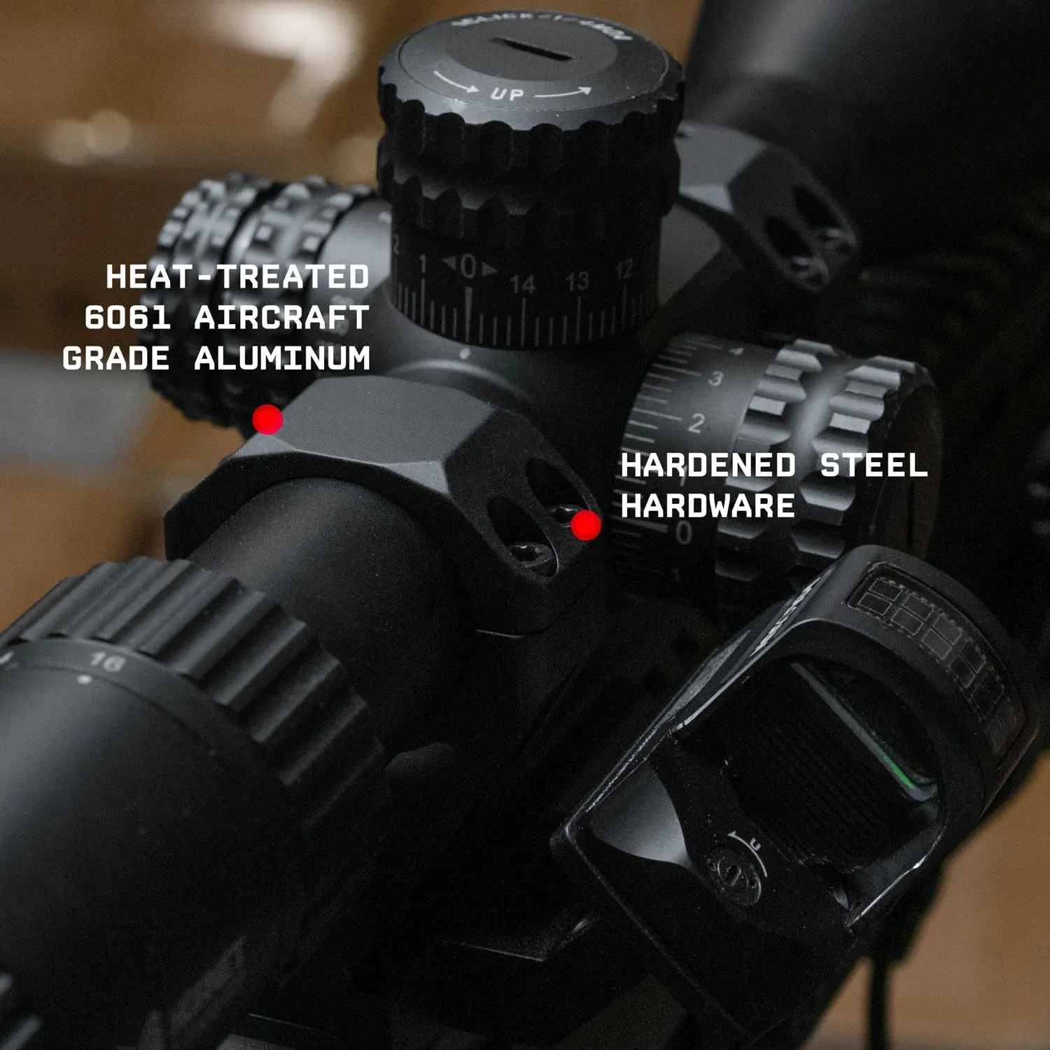 Monstrum Sidewinder Series Scope Mount with 45 Degree Canted Red Dot Sight Base | 30 mm Diameter