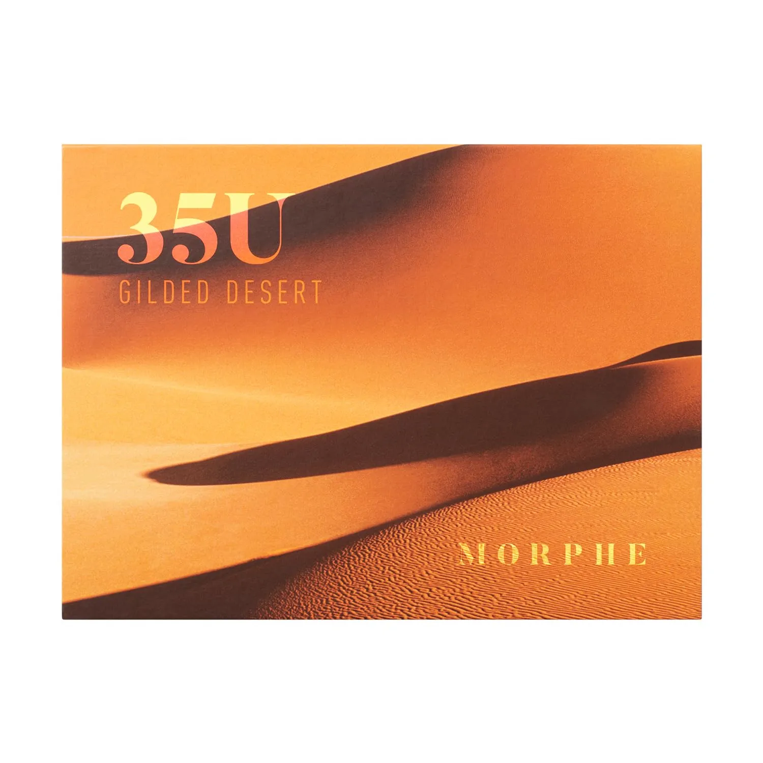 Morphe 35U Makeup Palette - Gilded Desert Artistry Palette with Deep Metallics, Shimmers & Matte Pressed Pigments - Made to Build, Blend & Layer for Everyday, Versatile Makeup Looks (1.98 oz)