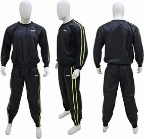 MRX Heavy Duty Sweat Suit for Men & Women Workout Training & Exercise Waterproof Sauna Suit Weight Loss Track Suits Sets