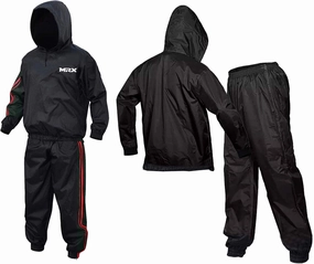 MRX Heavy Duty Sweat Suit for Men & Women Workout Training & Exercise Waterproof Sauna Suit Weight Loss Track Suits Sets