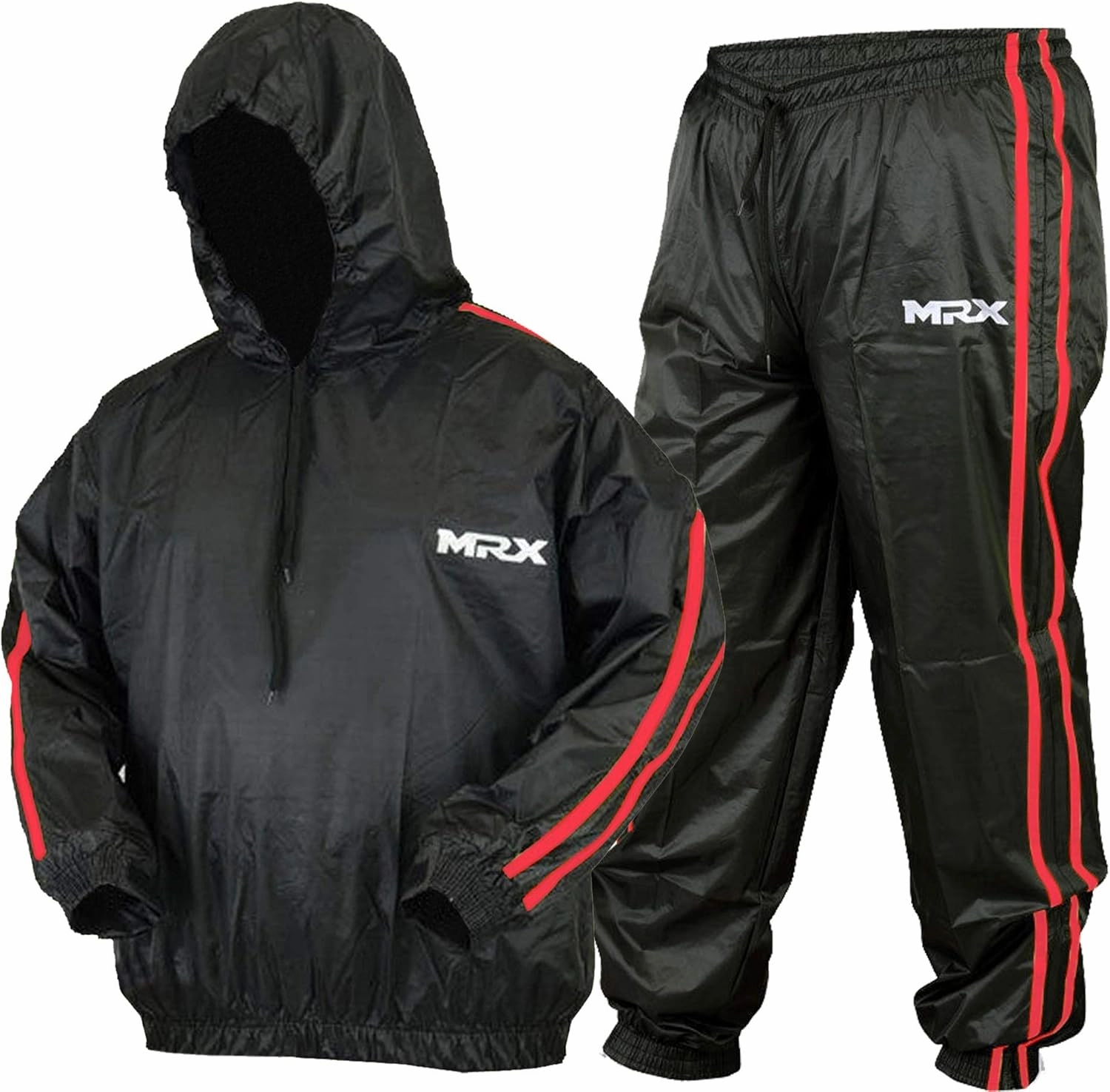 MRX Heavy Duty Sweat Suit for Men & Women Workout Training & Exercise Waterproof Sauna Suit Weight Loss Track Suits Sets