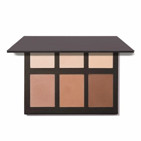 MS Glamour Highlight and Contour Palette | Highly Pigmented Highlighter Kit | Cheek and Contouring Makeup for Glowing Skin | Vegan, Cruelty-Free and Travel-Friendly Cosmetics