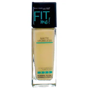 Myb Fitme 110 Mp Fndtn Po Size 1z Maybelline Fit Me Matte poreliss Foundation Porcelain 110 1 Fl Oz
