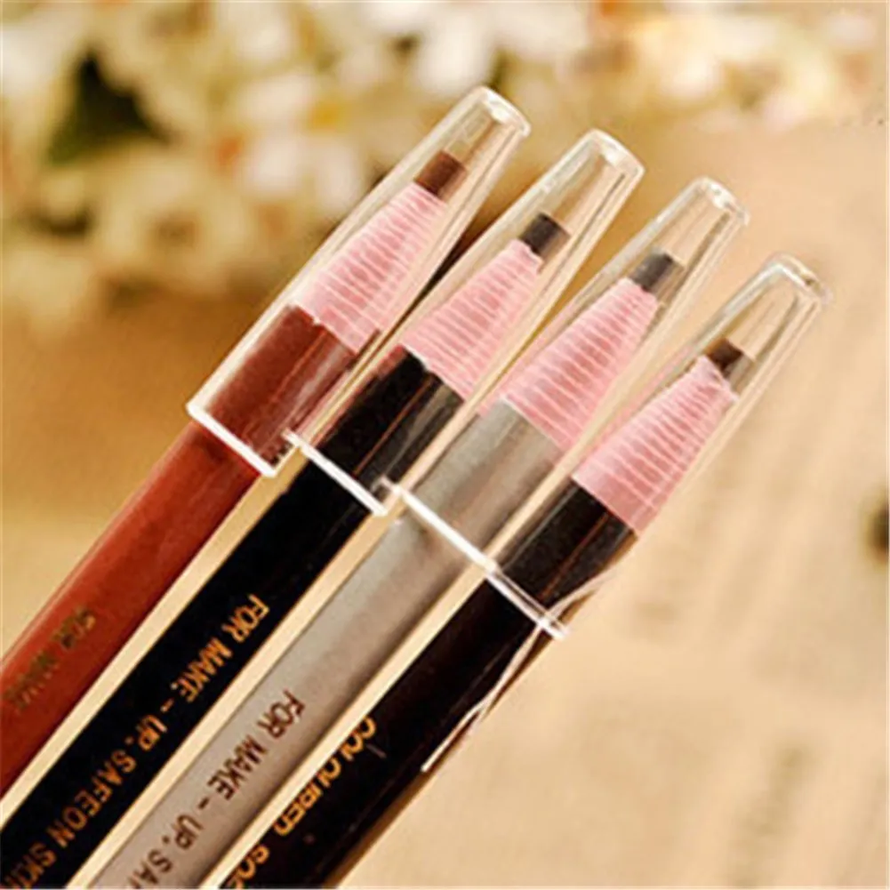 New Brow Satin Eyebrow Pencil Beauty Nature Make-up Pen Dark Coffee