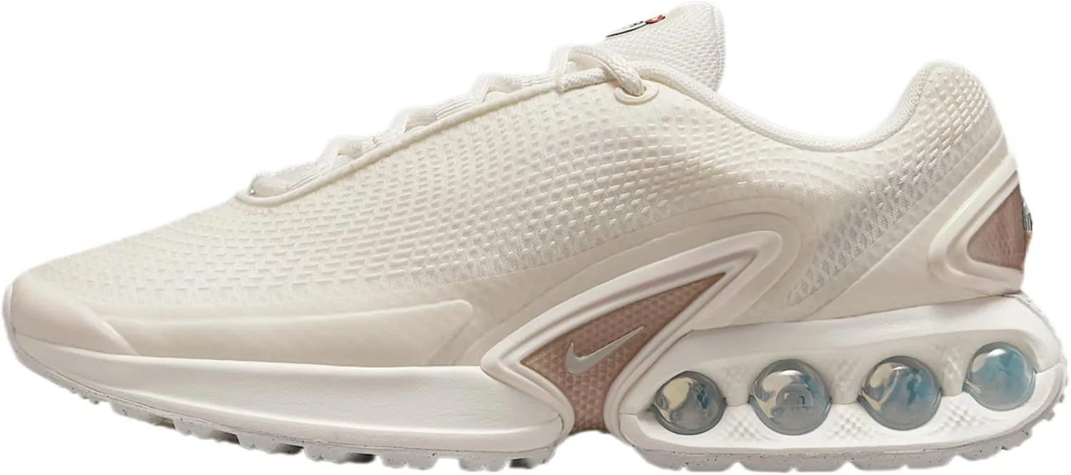 Nike Air Max Dn SE Women's Shoes (HV4436-133, Sail/Fossil Stone/Metallic Silver/Light Soft Pink)