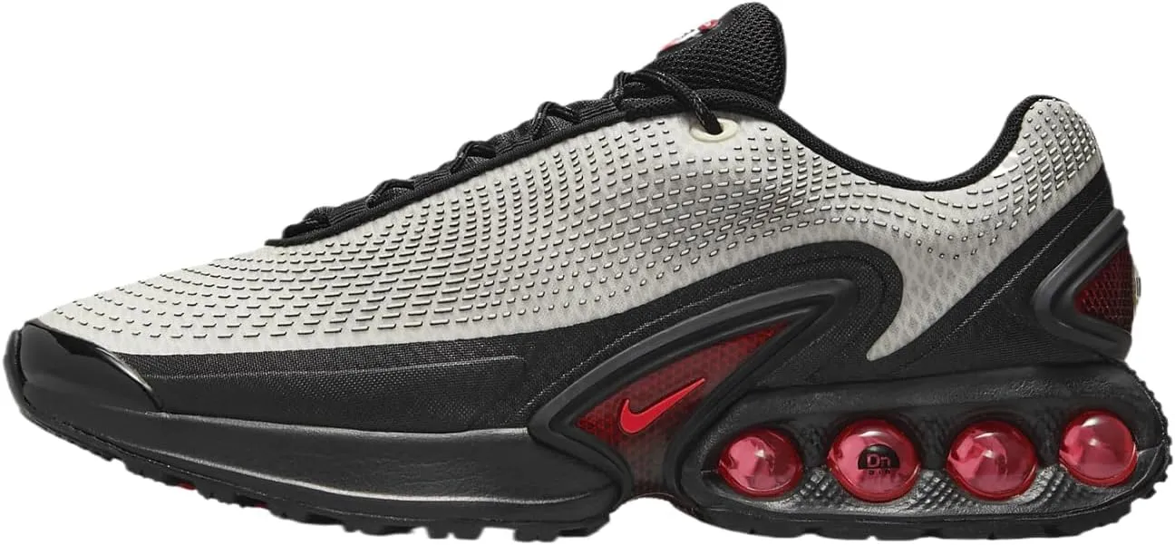 Nike Air Max Dn Women's Shoes (HQ3422-110, Pale Ivory/Black/White/Bright Crimson)