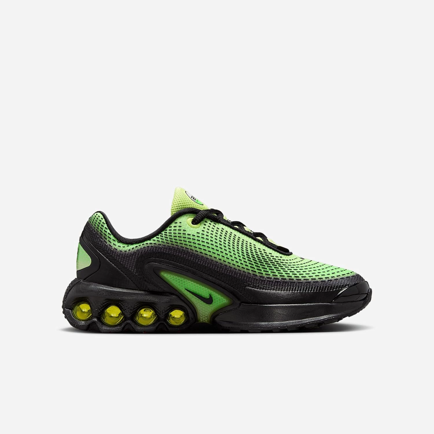Nike Air Max Dn Big Kids' Shoes (HV5257-700, Light Lemon Twist/Green Strike/Black/Black)