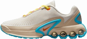 Nike Air Max Dn Big Kids' Shoes (IB7727-030, Phantom/Sanddrift/Baltic Blue/Safety Orange)