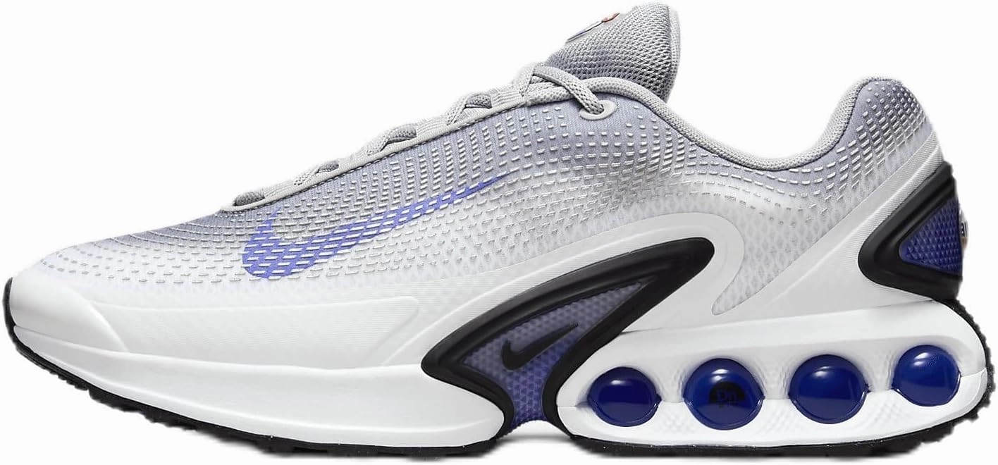 Nike Air Max Dn SE Men's Shoes (HQ4565-001, Light Smoke Grey/White/Persian Violet/Black) Size 9