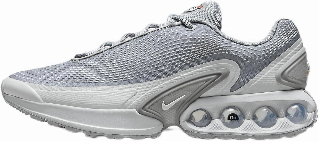 Nike Air Max Dn Shoes (DV3337-007, Wolf Grey/Sky Grey/Pure Platinum/Pure Platinum) Size 8