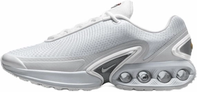 Nike Air Max Dn Shoes (FJ3145-100, White/Pure Platinum/Summit White/Metallic Silver) Size 5
