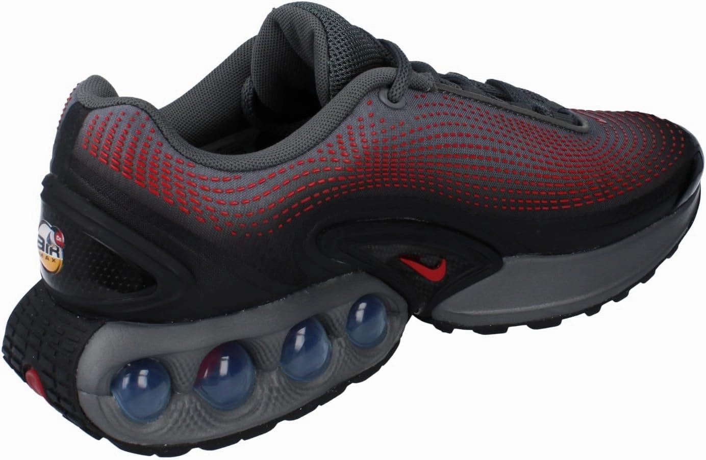 Nike Air Max DN Shoes (HM0708-001, Black/Light Smoke Grey/Racer Blue/White)