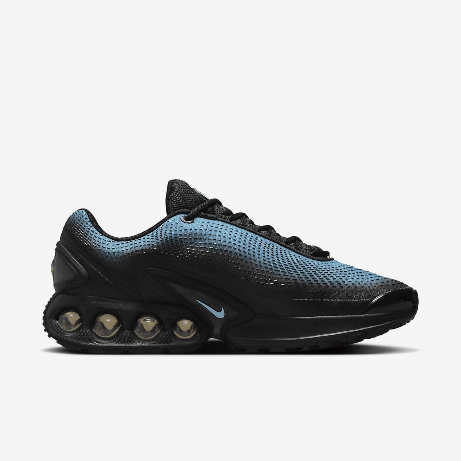 Nike Air Max DN Shoes (HV2524-001, Black/Cool Grey/Comet Red/Baltic Blue)