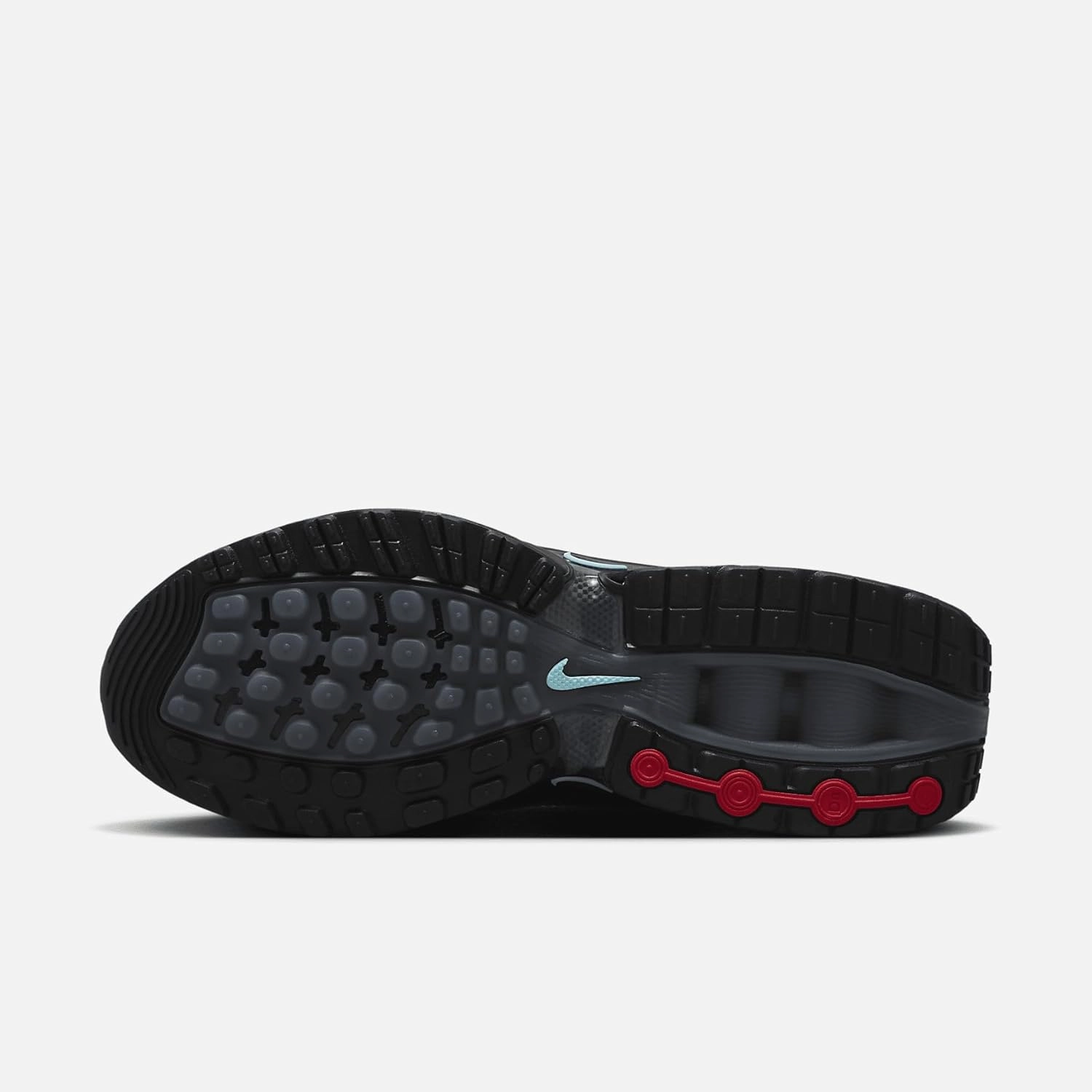Nike Air Max DN Shoes (HV2524-001, Black/Cool Grey/Comet Red/Baltic Blue)