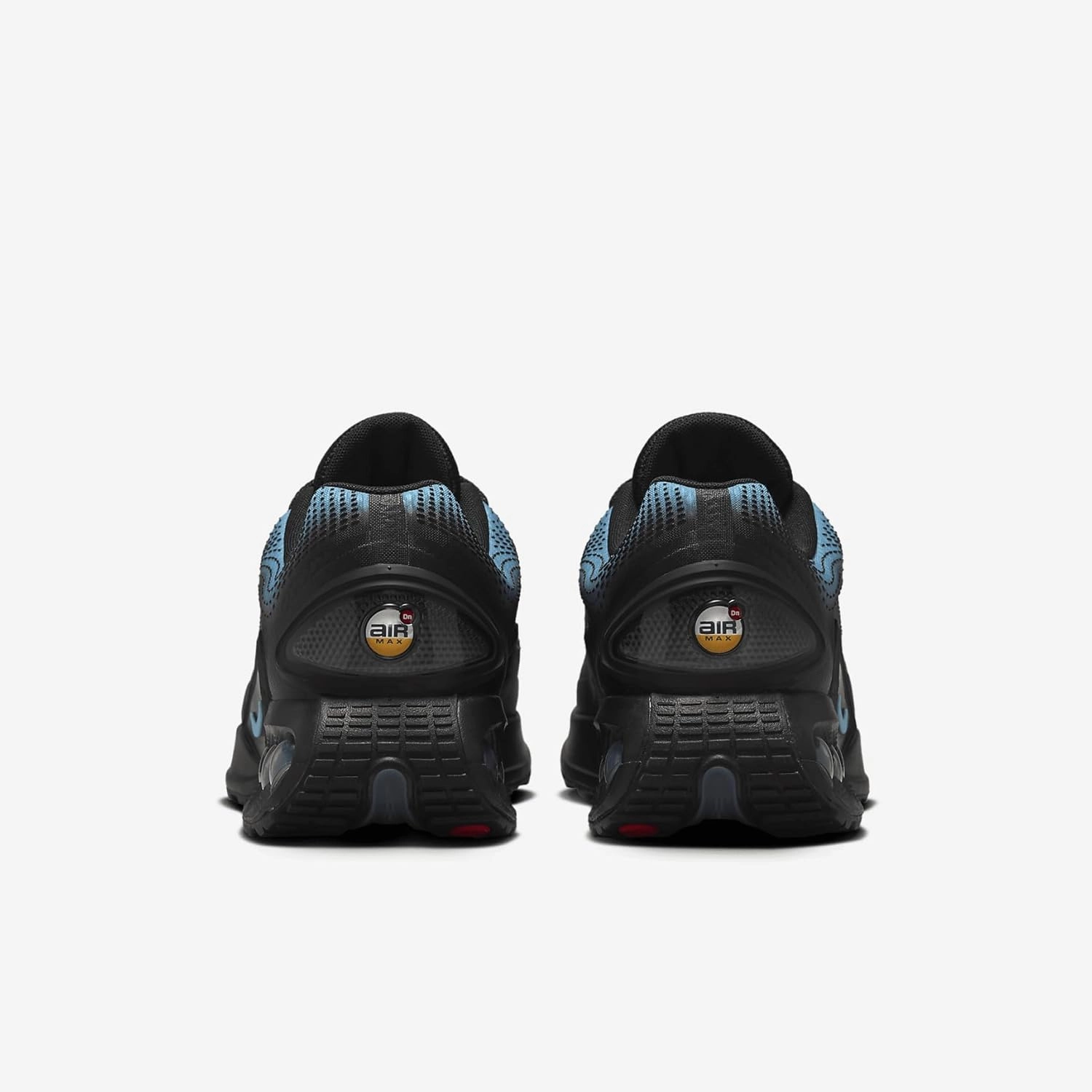 Nike Air Max DN Shoes (HV2524-001, Black/Cool Grey/Comet Red/Baltic Blue)
