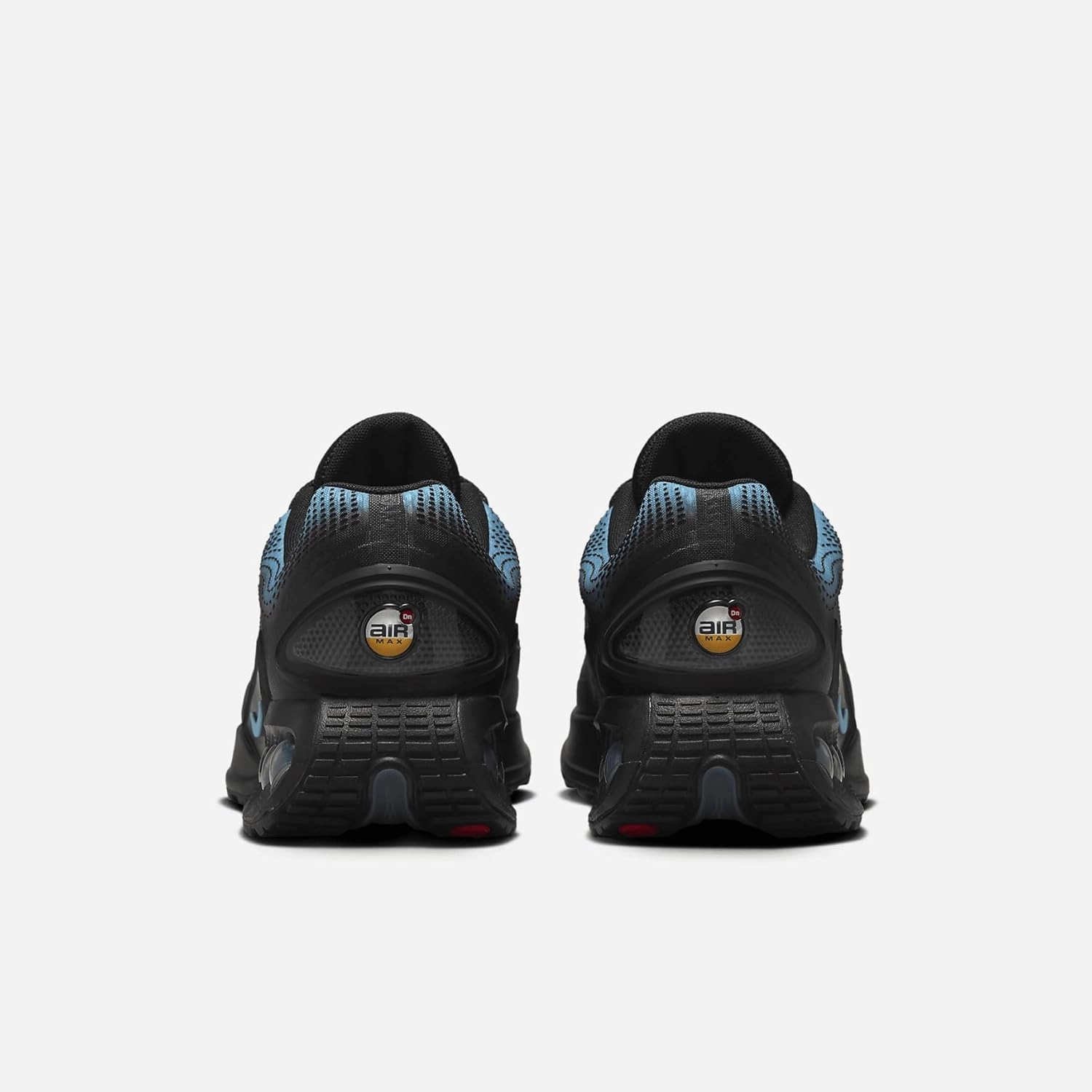 Nike Air Max DN Shoes (HV2524-001, Black/Cool Grey/Comet Red/Baltic Blue)
