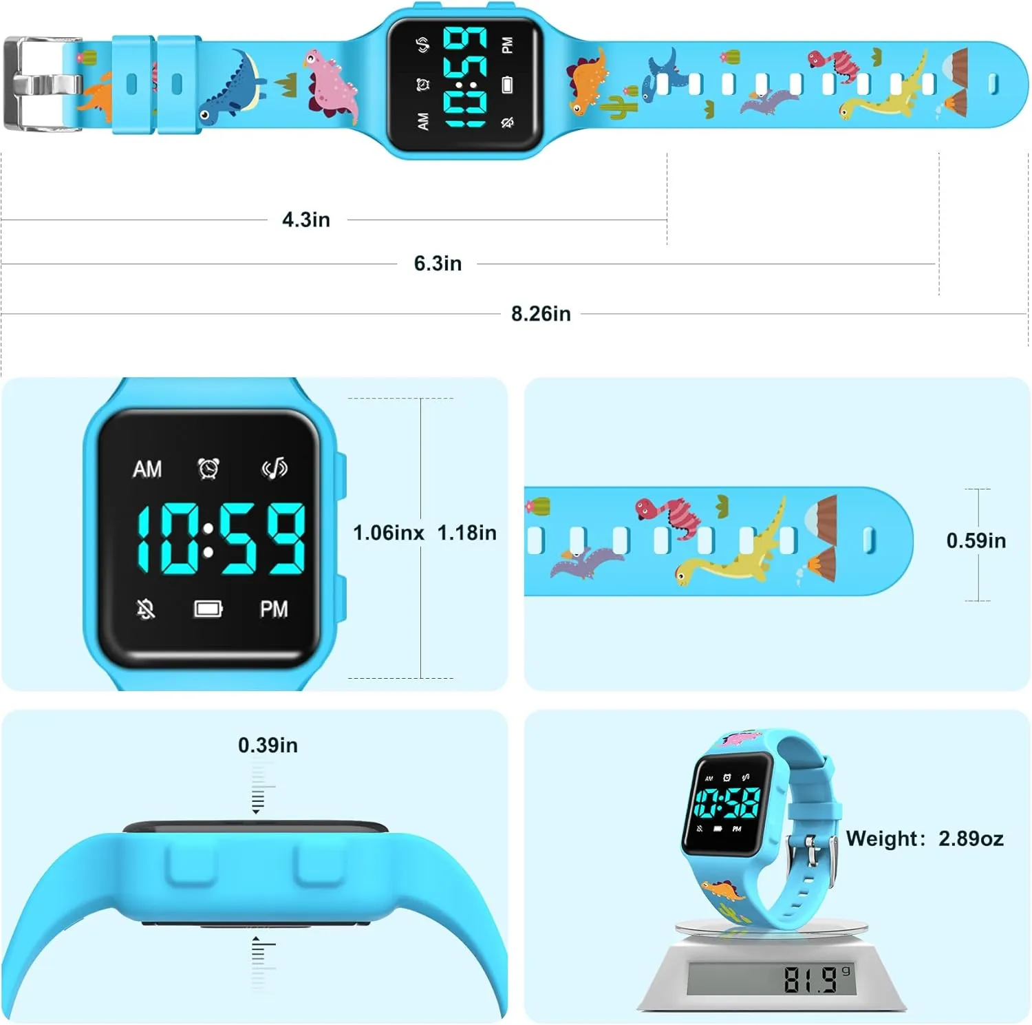 NN BEN NEVIS Potty Training Watch, Digital Toddler Watch with Countdown/Music/Alarm Clocks/Vibration Reminder and Waterproof, Remind Toddler to Go to The Toilet