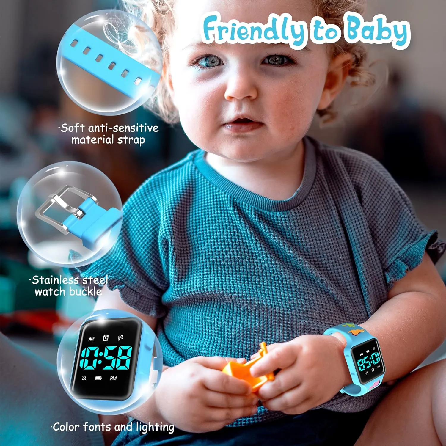 NN BEN NEVIS Potty Training Watch, Digital Toddler Watch with Countdown/Music/Alarm Clocks/Vibration Reminder and Waterproof, Remind Toddler to Go to The Toilet