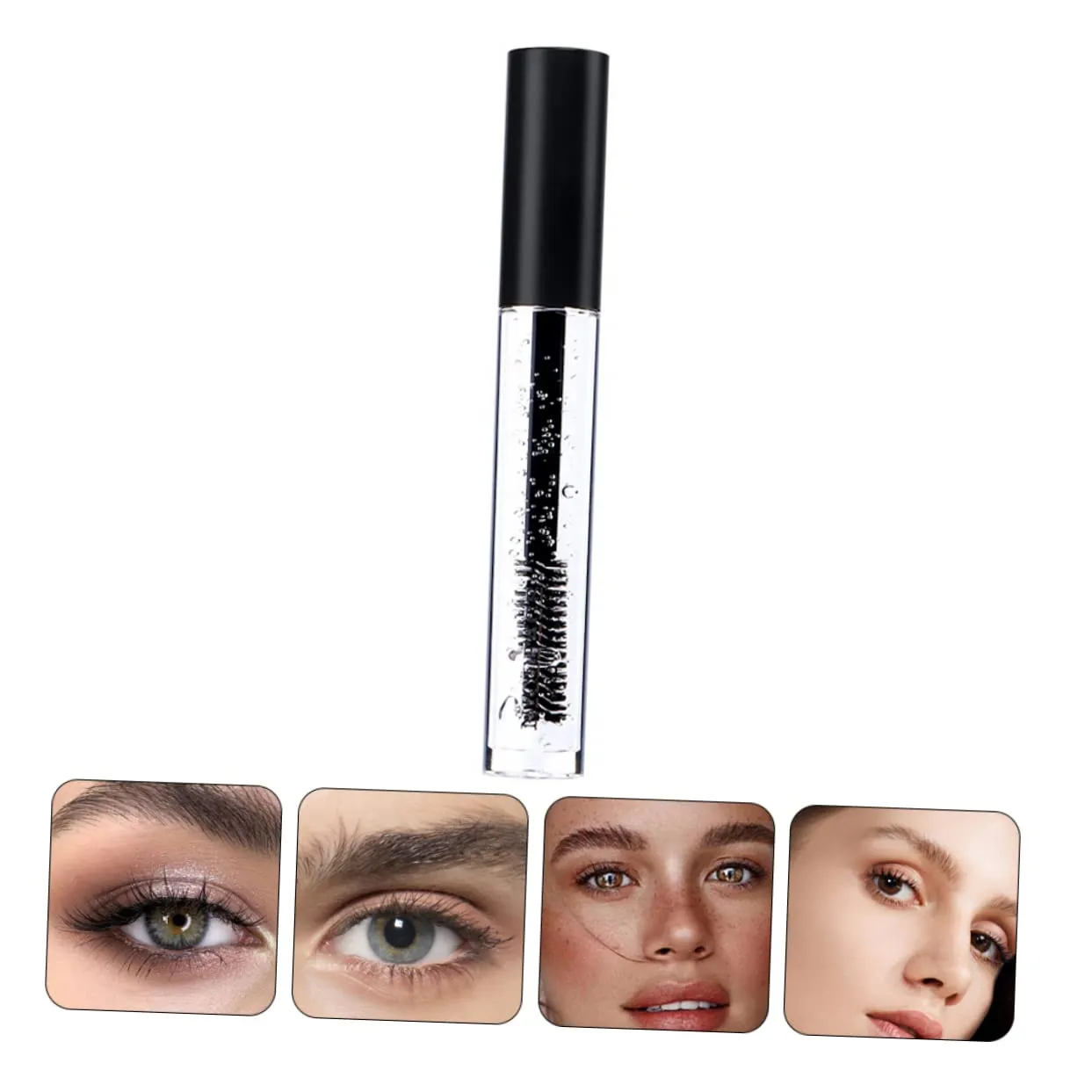 NOLITOY 4pcs Brow Gel Liquid Clear Eyebrow Setting for Women Sweat Formula for Shaped and Voluminous Brows