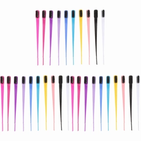 NOLITOY 3sets Dual Tip Eyebrow Brush Lash Comb Portable Lightweight Hairline Brush 10pcs*3